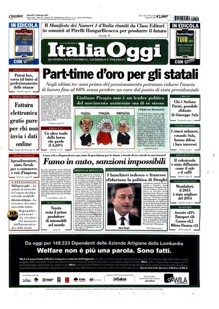 Italia oggi : quotidiano di economia finanza e politica